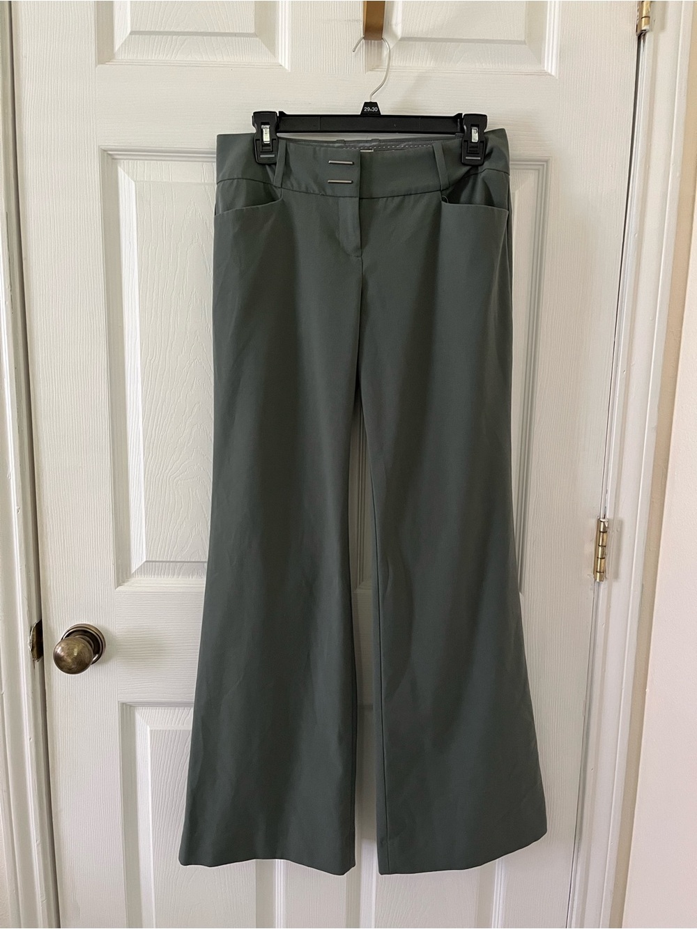 The Limited Scandal Collection Liv Pant Wide Leg Trousers in Green